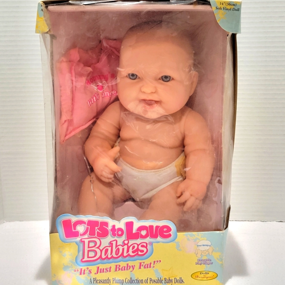 Vintage Berenguer Lots of Love Babies Fat doll life like 1998 JC Toys #1600